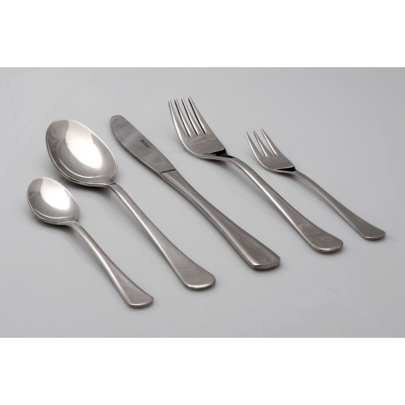 סכום נירוסטה ל 6 סועדים דגם אלגנט ללא אריה מכסף ניר עם