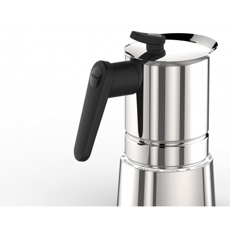 מקינטה נירוסטה 4 כוסות מתאימה גם לאינדוקציה