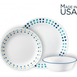 סט צלחות ל 6 סועדים דגם קאנטרי קוטג 283 קורנינג